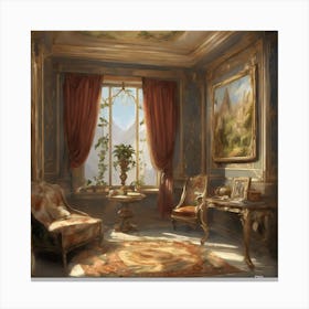 Room In A Castle 6 Canvas Print