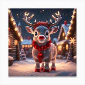 Reindeer Canvas Print