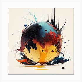 Rcycle World Blob B Canvas Print