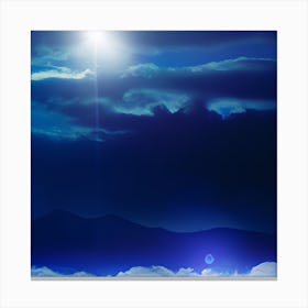 Blue Skies 2 Canvas Print