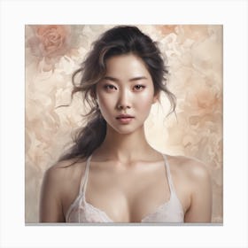 Asian beauty Canvas Print