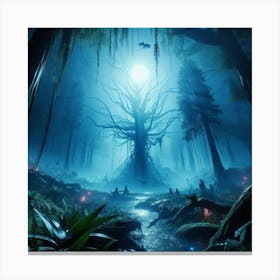 Dark Forest 1 Canvas Print