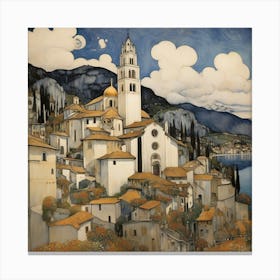 Kirche In Cassone Gustav Klimt 1 Canvas Print