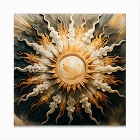 Sun Painting Canvas Print