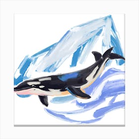 Orca Whale 01 Canvas Print
