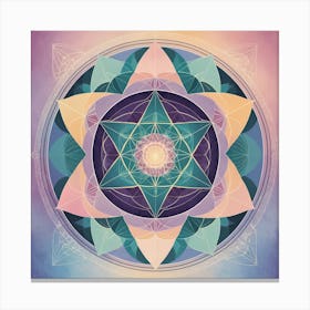 Star Mandala Canvas Print