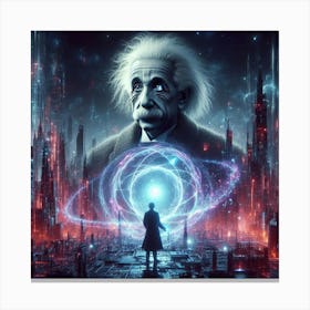 Albert Einstein 15 Canvas Print