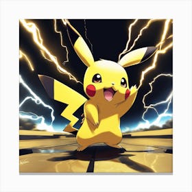 Pokemon Pikachu 16 Canvas Print