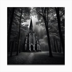Church In The Woods 1 Canvas Print
