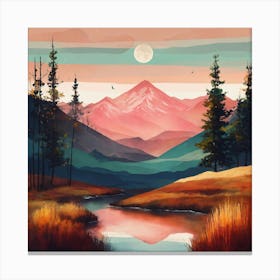 Landscape Painting 149 Canvas Print