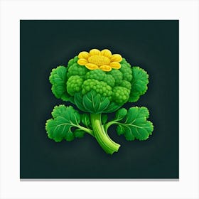 Cauliflower Flower 6 Canvas Print