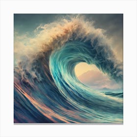 Abstract Wave 3 Canvas Print