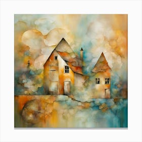 House In The Sky 1 Canvas Print