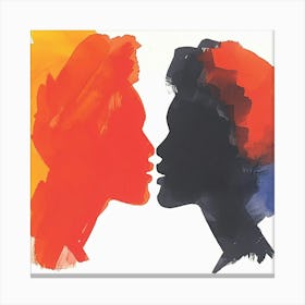 'Two Women Kissing' 1 Canvas Print