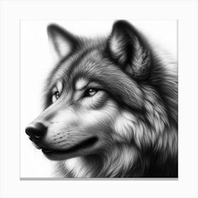 Grey wolf 6 Canvas Print