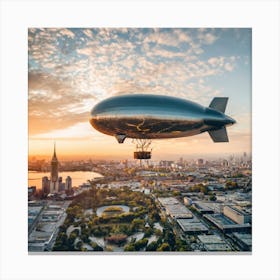 Airship Photo Canvas Print