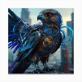 Futuristic Eagle 1 Canvas Print