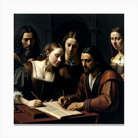 Family Of Jesus Canvas Print