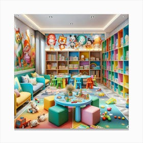 Children'S Playroom Canvas Print