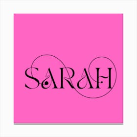 Sarah Canvas Print