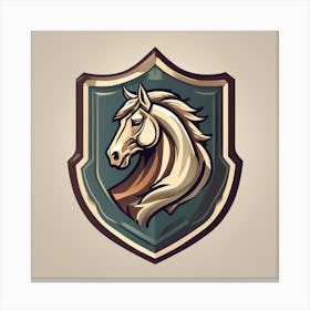Horse Head Logo Canvas Print