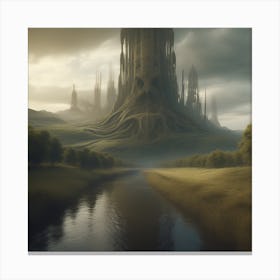 Fantasy City Canvas Print