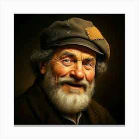 Old Man With Beard Canvas Print