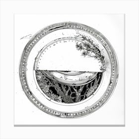 Circle Of Trees Canvas Print