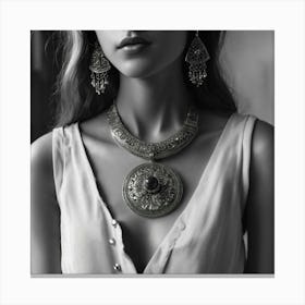 Details And Close Ups Of Complex Jewelry (4) Canvas Print