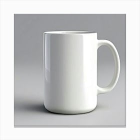 Mock Up Mug Blank Plain Ceramic Customizable Unadorned Empty Clean Simple Minimalist Mo (18) Canvas Print