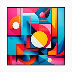 Abstract Piece Colorful Visions Canvas Print