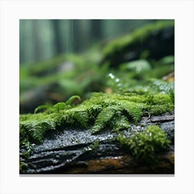 Mossy Forest 1 Canvas Print