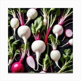 Radishes 50 Canvas Print