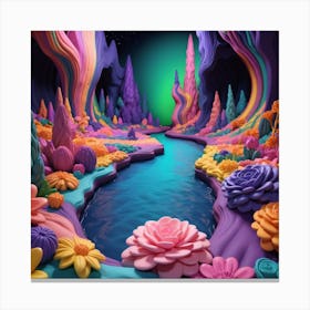 3d Art 4 Canvas Print