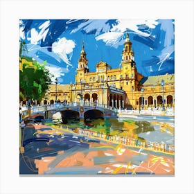 Seville Plaza 2 Canvas Print