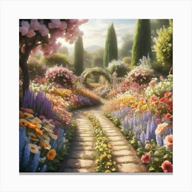 Garden Path 5 Canvas Print