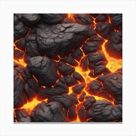 Lava Stock Videos & Royalty-Free Footage 6 Canvas Print