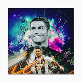 Cristiano Ronaldo 3 Canvas Print