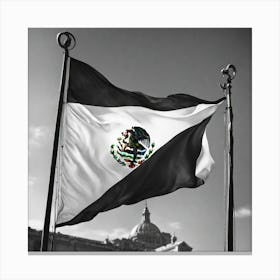 Mexico Flag 8 Canvas Print