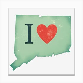 I Love Nh Canvas Print