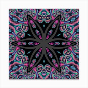 Psychedelic Abstract Pattern Stampe su tela