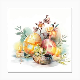 Easter Eggs Canvas Print