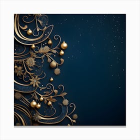 Christmas Tree Background 13 Canvas Print