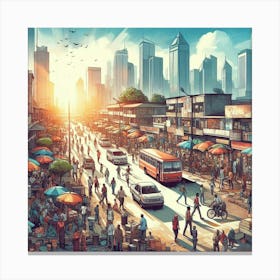 Cityscape Canvas Print