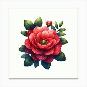 Red Rose 14 Canvas Print