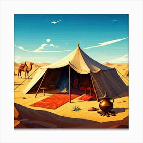 Sunny Bedouin Day Canvas Print