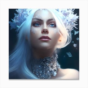 Ice Beauty Canvas Print