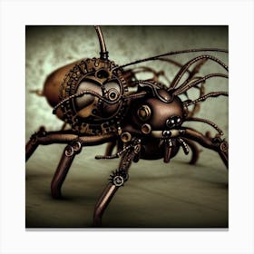 Steampunk Bug Canvas Print