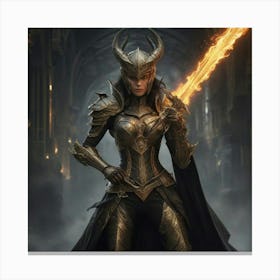 Elven Warrior 1 Canvas Print