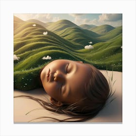 Dreaming Child Canvas Print